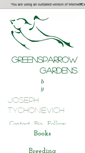 Mobile Screenshot of greensparrowgardens.com
